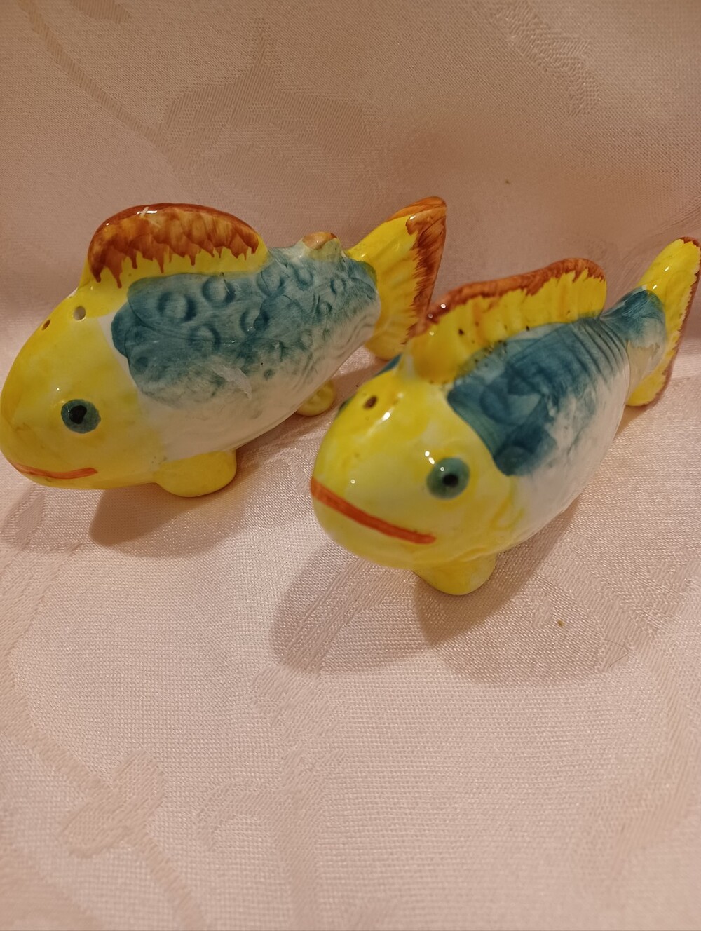 Vintage Fish Salt And Pepper Shaker Set